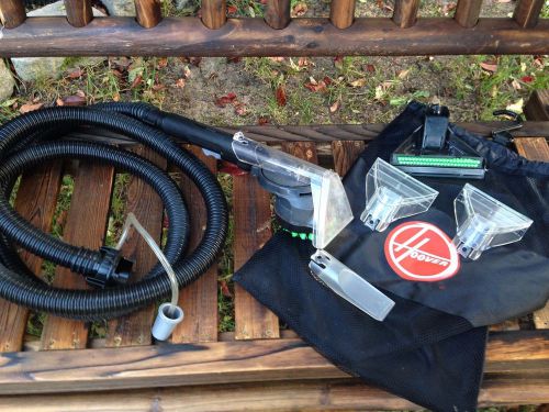 Hoover vacuum  attachments  in a mesh drawstring bag/shampoo, hose, brushes for sale