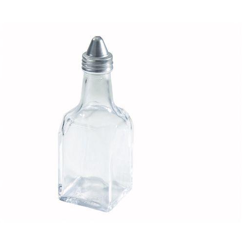 Winco G-104, 6-Ounce Glass Oil or Vinegar Cruet, 1 Dozen