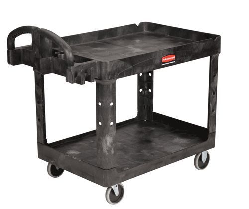 SERVICE CART,26&#034;X33&#034;,BLACK