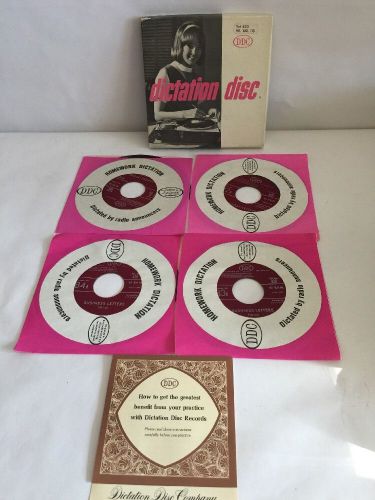 Dictation Disc DDC Shorthand Speed Development 45RPM RECORDS  420