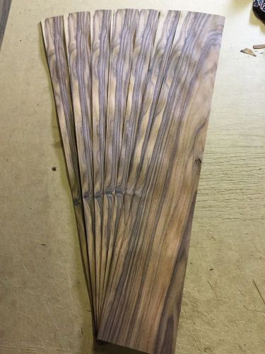 Wood Veneer Rosewood 5x24 22Pcs Total Raw Veneer  &#034;EXOTIC&#034; RW14 6-15-16