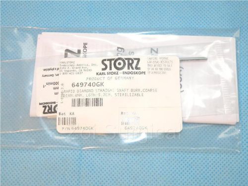 STORZ 649740GK Straight Diamond shaft Burr, 4mm x 5.7cm