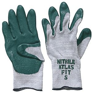 CRL Small Atlas Textured Nitrile Coated Gloves