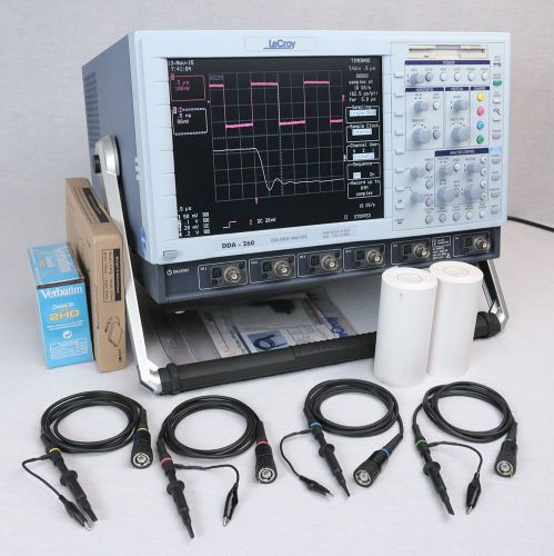 Lecroy dda-260 2 ghz color digital oscilloscope w/ probes, 90-day warranty for sale