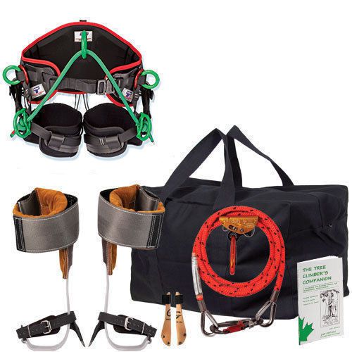 Premium spur climbing starter kit,w/ titanium climbing spurs, kit70-t for sale