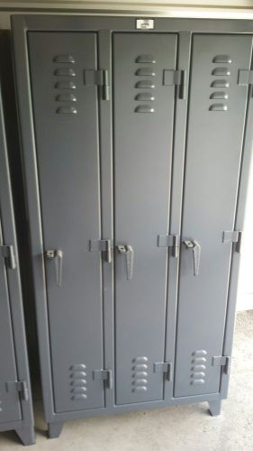 NEW STRONG HOLD 3 door slim line locker
