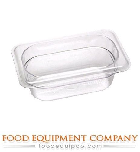 Cambro 92CW148 Camwear® Food Pan plastic 1/9-size 2-1/2&#034;D white  - Case of 6