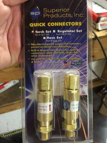 Superior Products Oxygen/fuel Quick Connects QCT-100