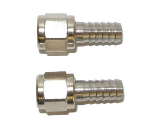 2 barbed 2 swivel nut adapters 5/16&#034; mfl connection homebrewed beer soda or tea for sale