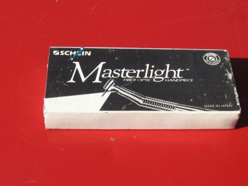 Henry Schein Masterlight Fiber Optic Dental Handpiece NOS