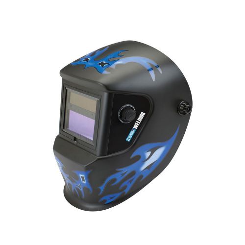 Auto darkening welding helmet with blue flame design best hemlet shield for sale