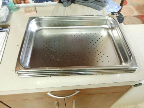 POLARWARE  STAINLESS STEEL  BUFFET TABLE STEAM TRAY PAN 17X12X3