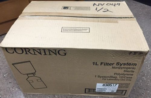 Corning 1L Filter System 430517, 0.22um, sterile, individually wrapped, 12/case