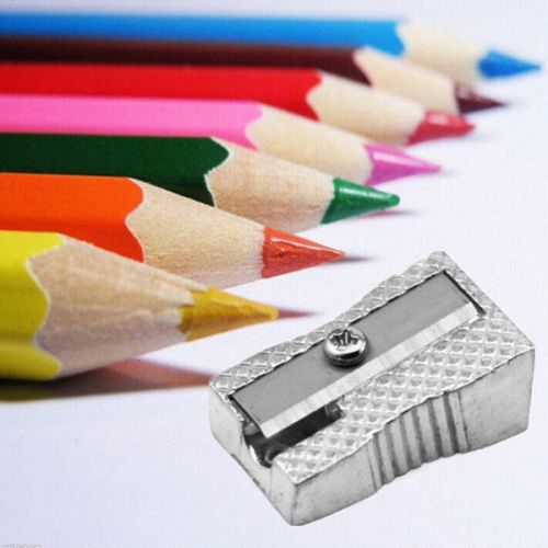 New Reliable Metal Pencil Sharpeners Single Hole Drawing Writing Sharpener