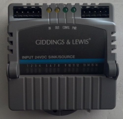 Giddings &amp; Lewis M.1300.7372.R1 M13007372R1 Sink/Source Input Block 24VDC  USED