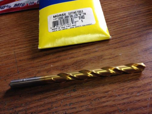 .3020&#034; N HIGH SPEED STEEL JOBBER LENGTH DRILL TiN COATED