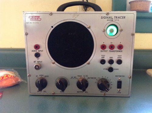 Vintage Eico Signal Tracer Model 147A  Ser No. 24100 Powers Up