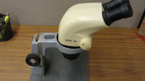 Leica S4E stereozoom Microscope 10x eyepieces Stand .63x-3x