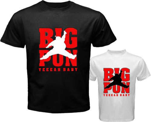 AIR PUN BIG PUN Yeeeah Baby Rap Hip Hop Men&#039;s White Black T-Shirt Size S to 3XL