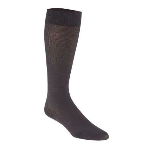 Sea Island Cotton 15-20mmHg Womens Closed Toe, Calf Socks Black, Size C, 151CC99