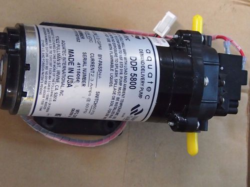 New aquatec pump ddp 5800 demand 1.0 gpm 24 vdc 2.3 amps 60 psi 58-alm-11110102 for sale