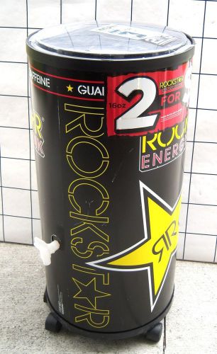 ! Rockstar Energy Drink by PFI ~ Ice Barrel Cooler / 36x16&#034;
