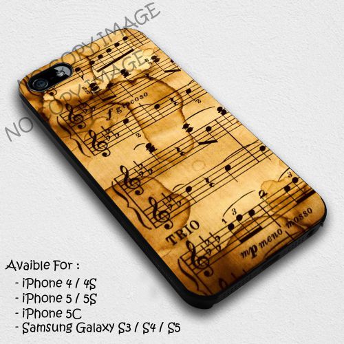 Musical Notes Design Singer Case 5/5S 6/6S Samsung galaxy Case