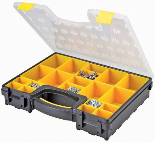 20 Bin Portable Parts Storage Case Bolts Nuts Screws Pins Washers Tool Shop Auto