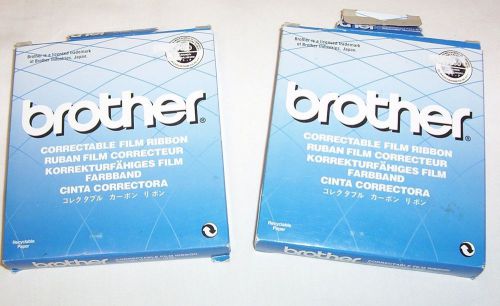 2 x Brother genuine correctable ribbons type 1030 black for AX,LW,WP,JP16-S10