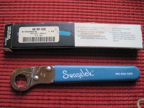 SWAGELOK MS-RW-500 5/8&#034;  Ratchet Wrench for tubing fittings