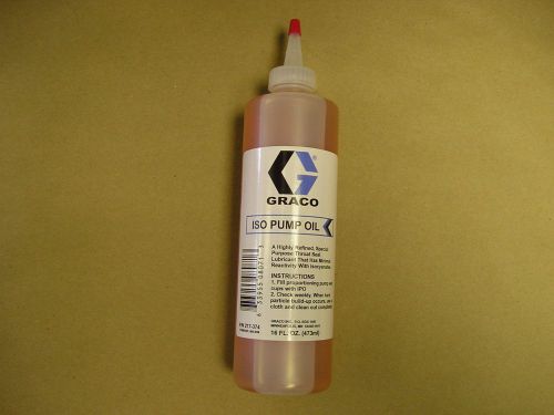 Graco Throat Seal Liquid 217374 Iso PUMP OIL.