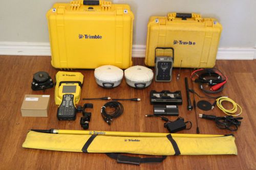 Trimble Dual R8 Model 3 GPS GNSS Glonass Base Rover RTK System TSC2 TDL-450H