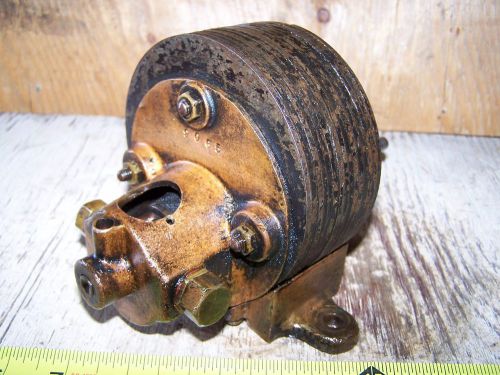 Old motsinger autosparker belt friction drive hit miss engine generator dynamo for sale