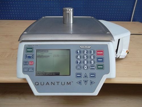 Hobart Quantum Commercial Scale With Printer  #1