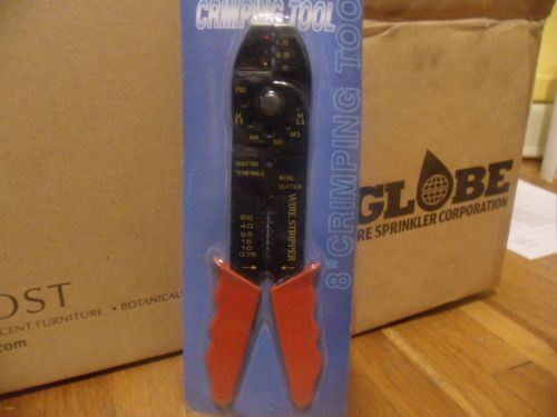 8 INCH CRIMPING TOOL WIRE STRIPPER CUTTER NEW IN PACKAGE BOLT CUTTER