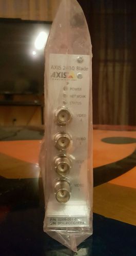 Axis Communications 241Q 4-Port Blade Video Server 0209-011 NEW