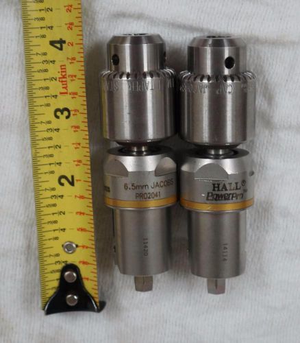 ONE HALL POWER PRO 6.5MM JACOBS PR02041 JACOBS CHUCK !! TWO AVAILABLE    L262