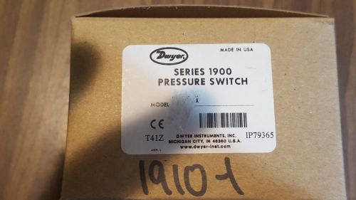 Dwyer Series 1900 Pressure Switch 26-340044-00