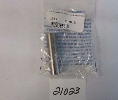 .514 +.0000&#034; / -.0002&#034; GAGE PIN USA MADE ***NEW*** PIC#21023