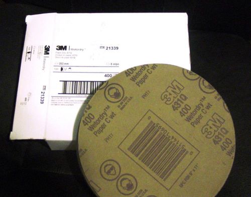 21339 Wetordry discs - Pkg of 100 8&#034; 400 grit