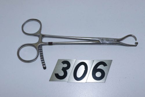 Holding  Forceps with Foot for Mandibular Plates Extra Long 180MM 398.94