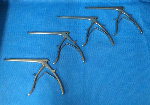 Lot of 4 Stainless Steel Rongeurs