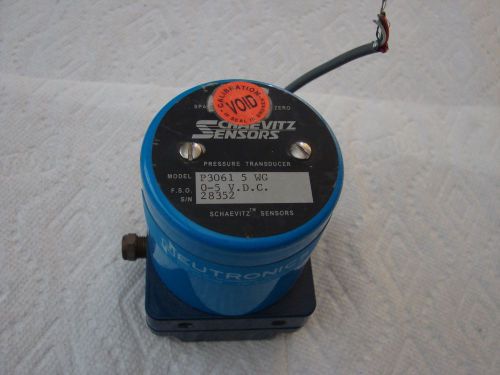 Lucas Shaevite P3061 Pressure Transducer 5,10, 20, 50, 100WG