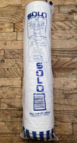 Solo Traveler Drink-Thru Lids 12-20oz White 100 ct