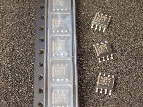 Qty 25: tlc555 cmos timer soic-8 lm555 ne555 surface mount 555 nos ti new xlnt! for sale