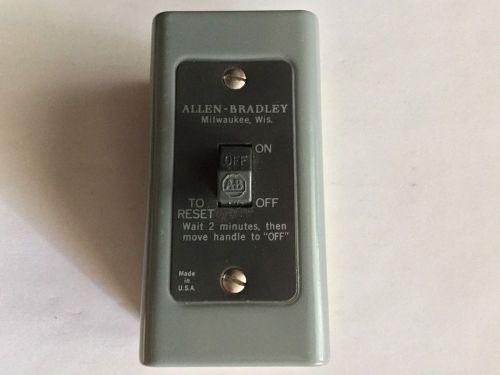 Allen-Bradley - Bulletin 600 -TAX4  Manual starting switch .