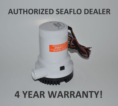 Seaflo 12v 2000 gph submersible bilge pump for sale