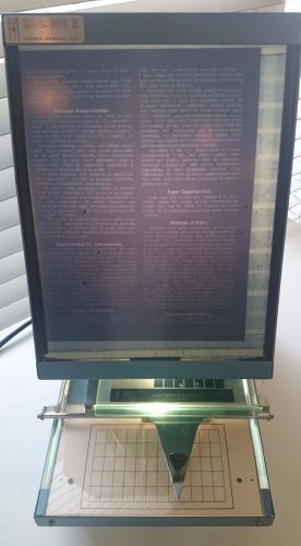 MDI Mod 100 A Microfilm Microfiche Reader Micro Design INC Working Condition!