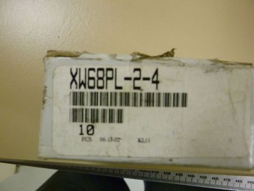 PARKER FLUID CONNECTORS  XW68PL-2-4 (BOX OF 10)