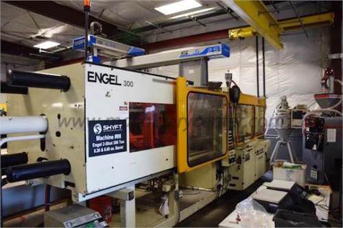 300-5 + 3.7 Oz. Engel &#034;Two-Shot&#034; Injection Molding Machine &#039;94